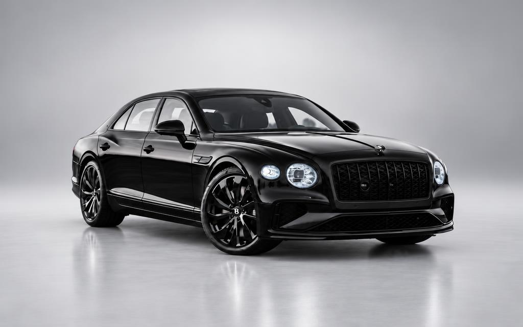 Beluga Black Bentley Flying Spur chauffeur saloon