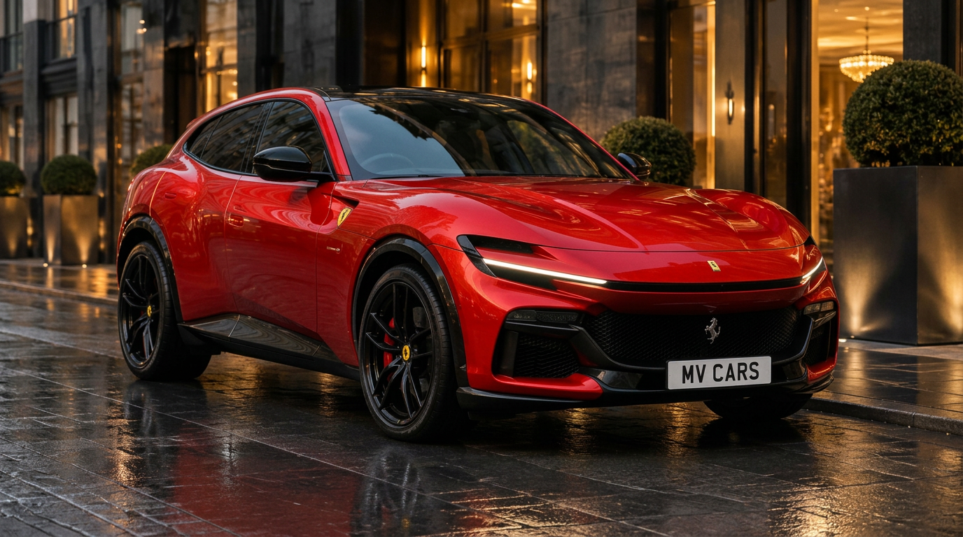 Ferrari Purosangue in Rosso Corsa