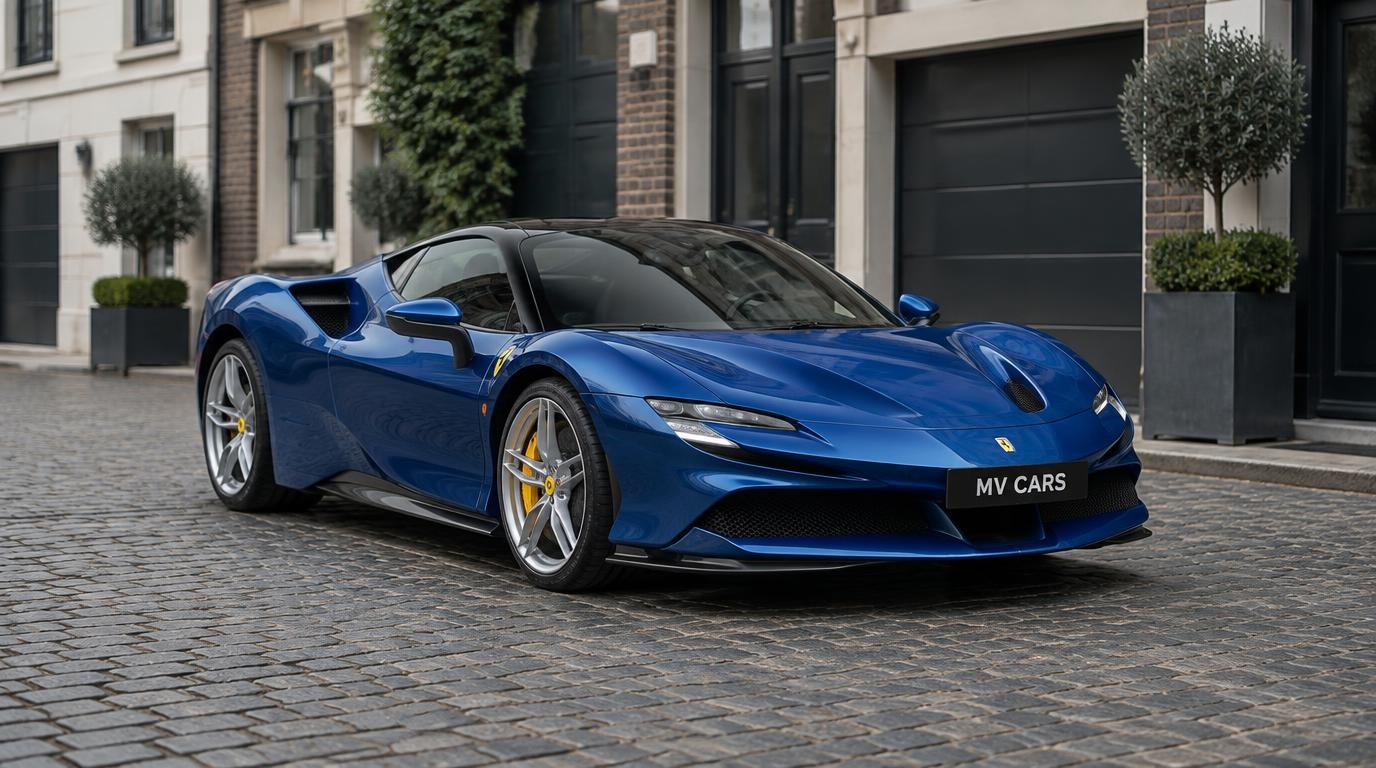 Ferrari SF90 Stradale in Blu Corsa / Argento Nürburgring